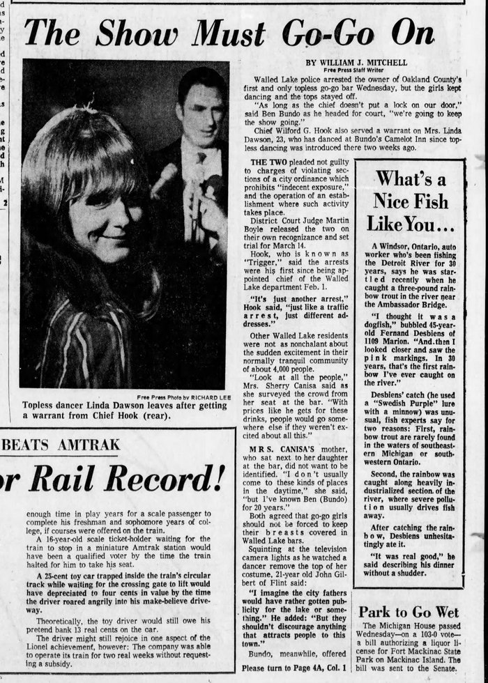 Mr. Bs Camelot Inn (Maple Lanes, Shadow Fax, Olde World Market) - Feb 1972 Article (newer photo)